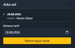 Meme başı işlemleri